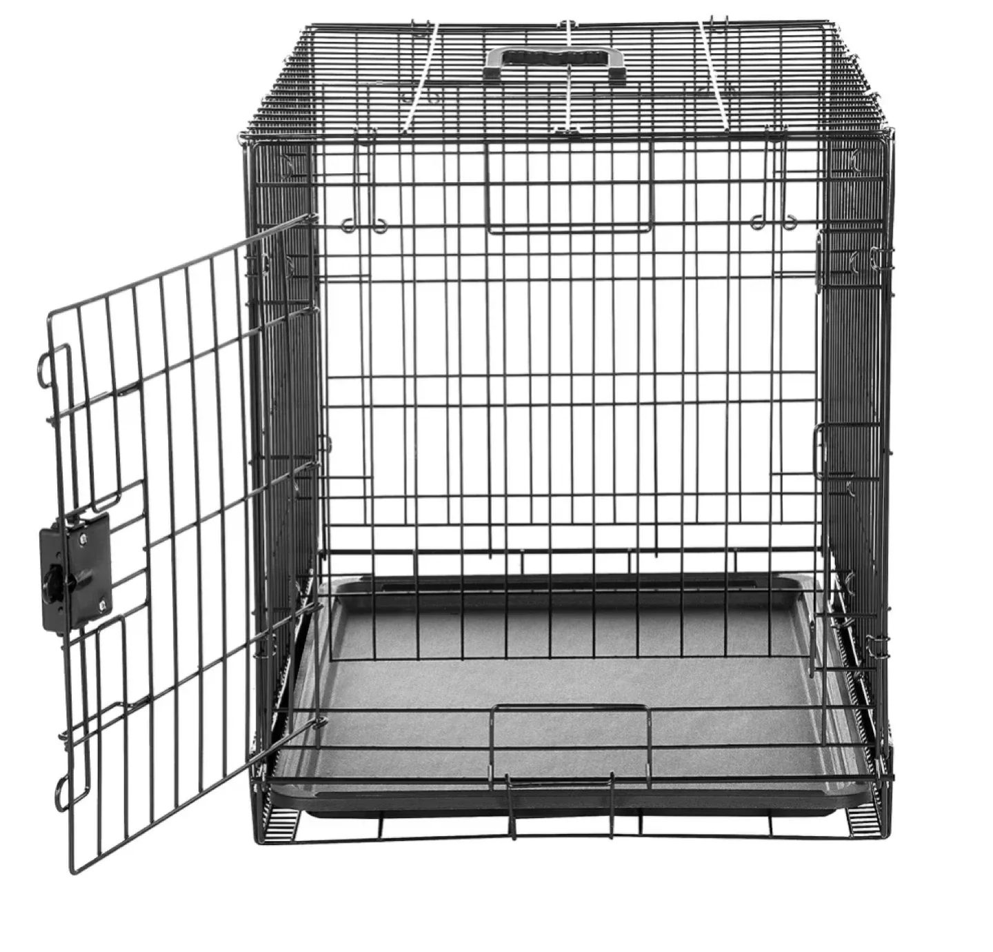 Black Wire Dog Crate image indicator(2)