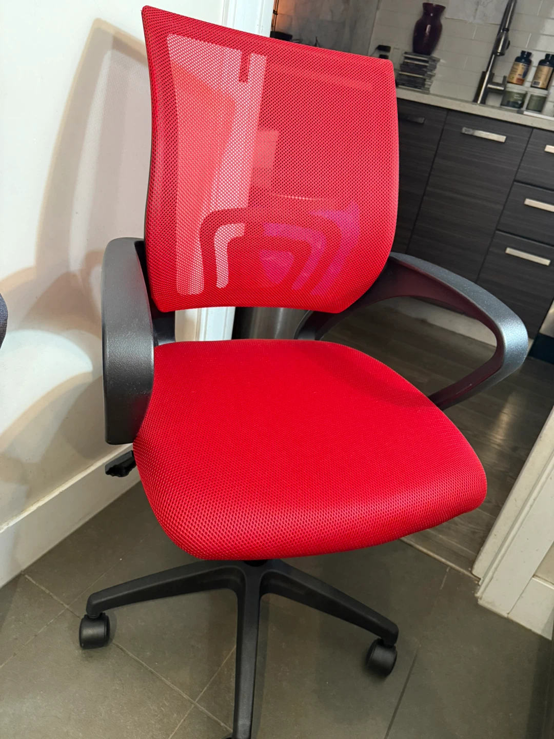 Red Mesh Office Chair NEW