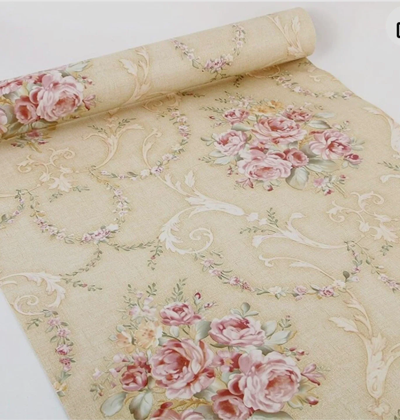 Floral Vintage Wallpaper P&S rolls image indicator(3)