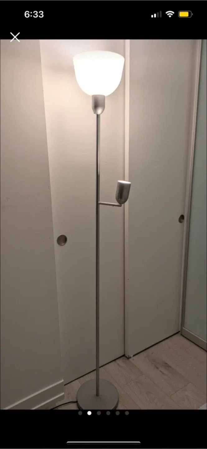 IKEA NOT Floor Uplight/Reading Lamp image indicator(3)