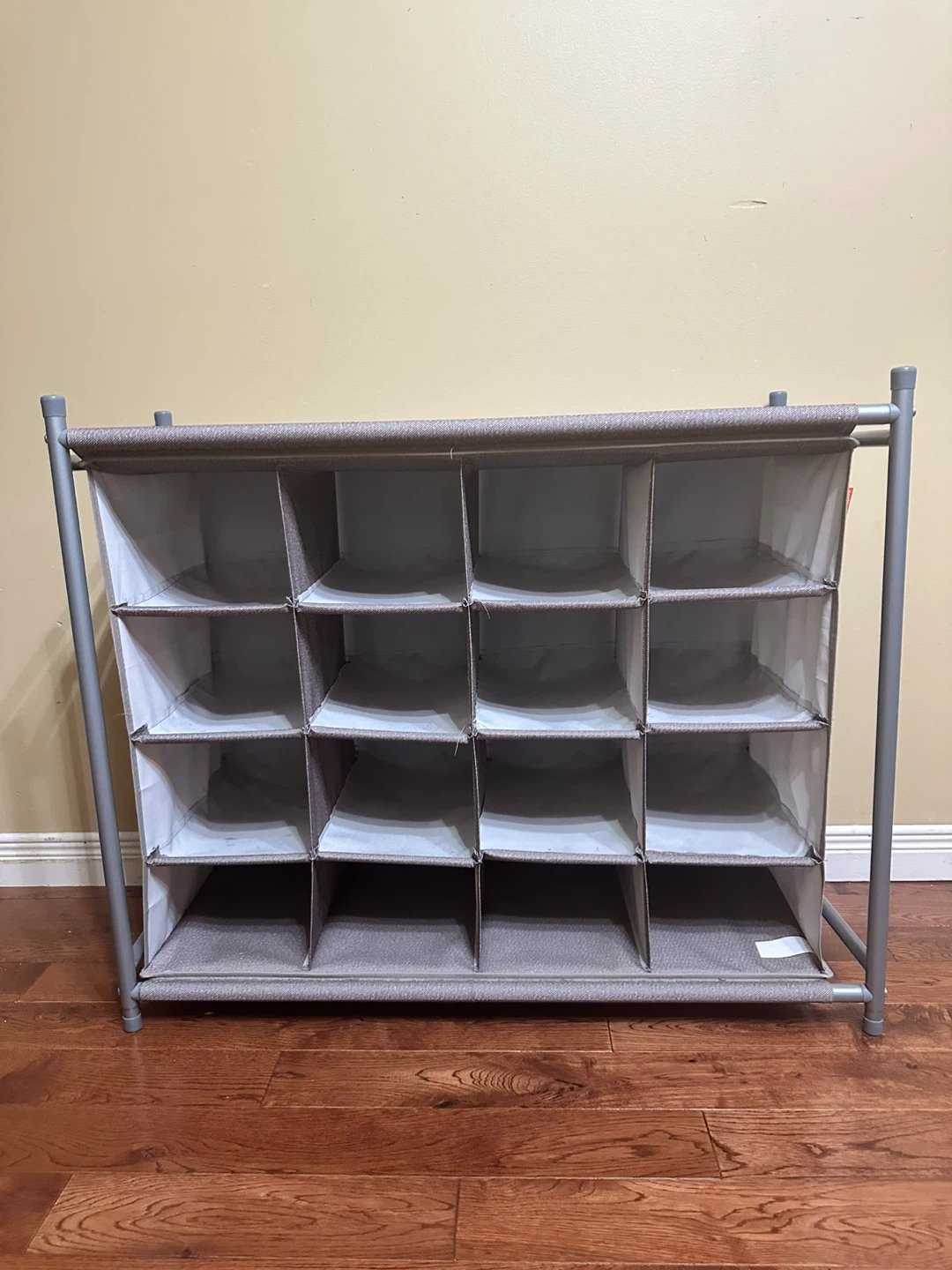 Grey Fabric Shoe Rack - photo 2