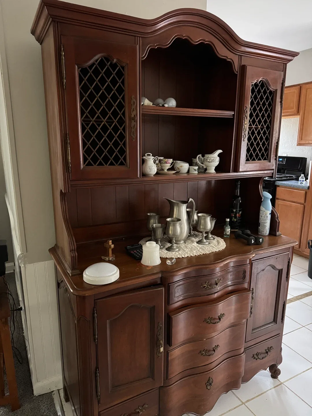 Wooden Hutch, Dresser, Turntable Stand, Side Table image indicator(3)