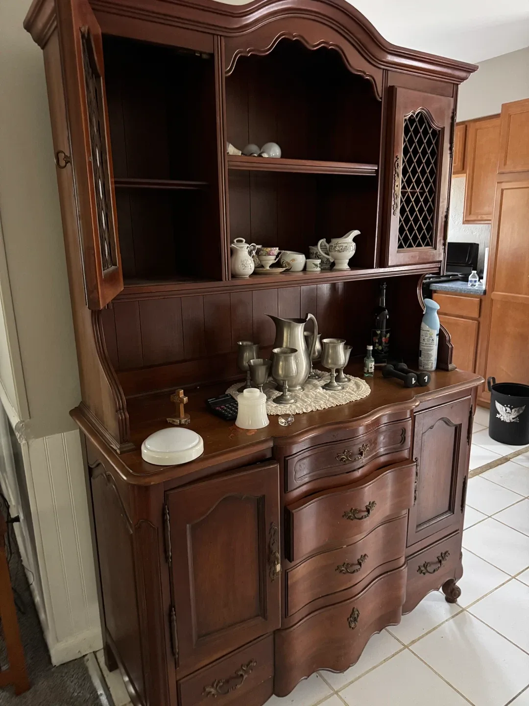 Wooden Hutch, Dresser, Turntable Stand, Side Table image indicator(4)