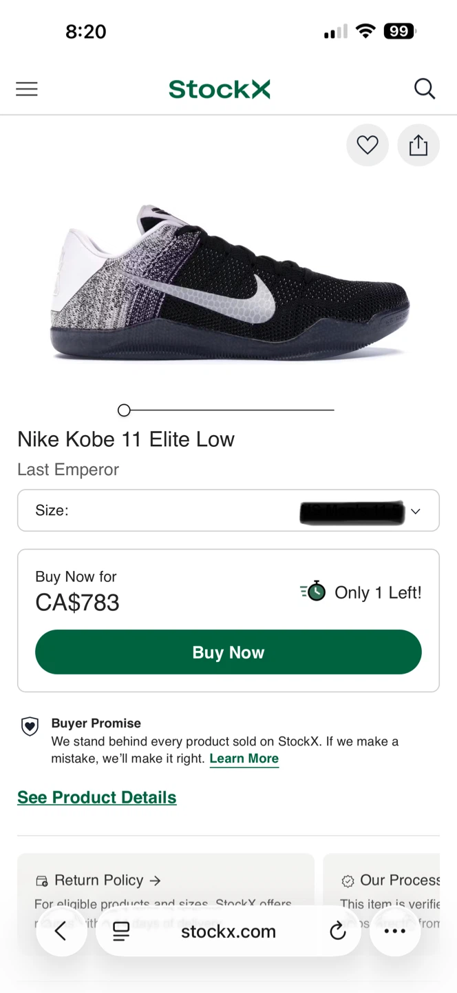 Nike Kobe 11 Elite Low Last Emperor
