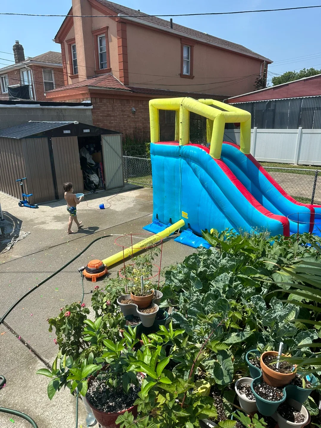 Inflatable Water Slide with Blower image indicator(3)