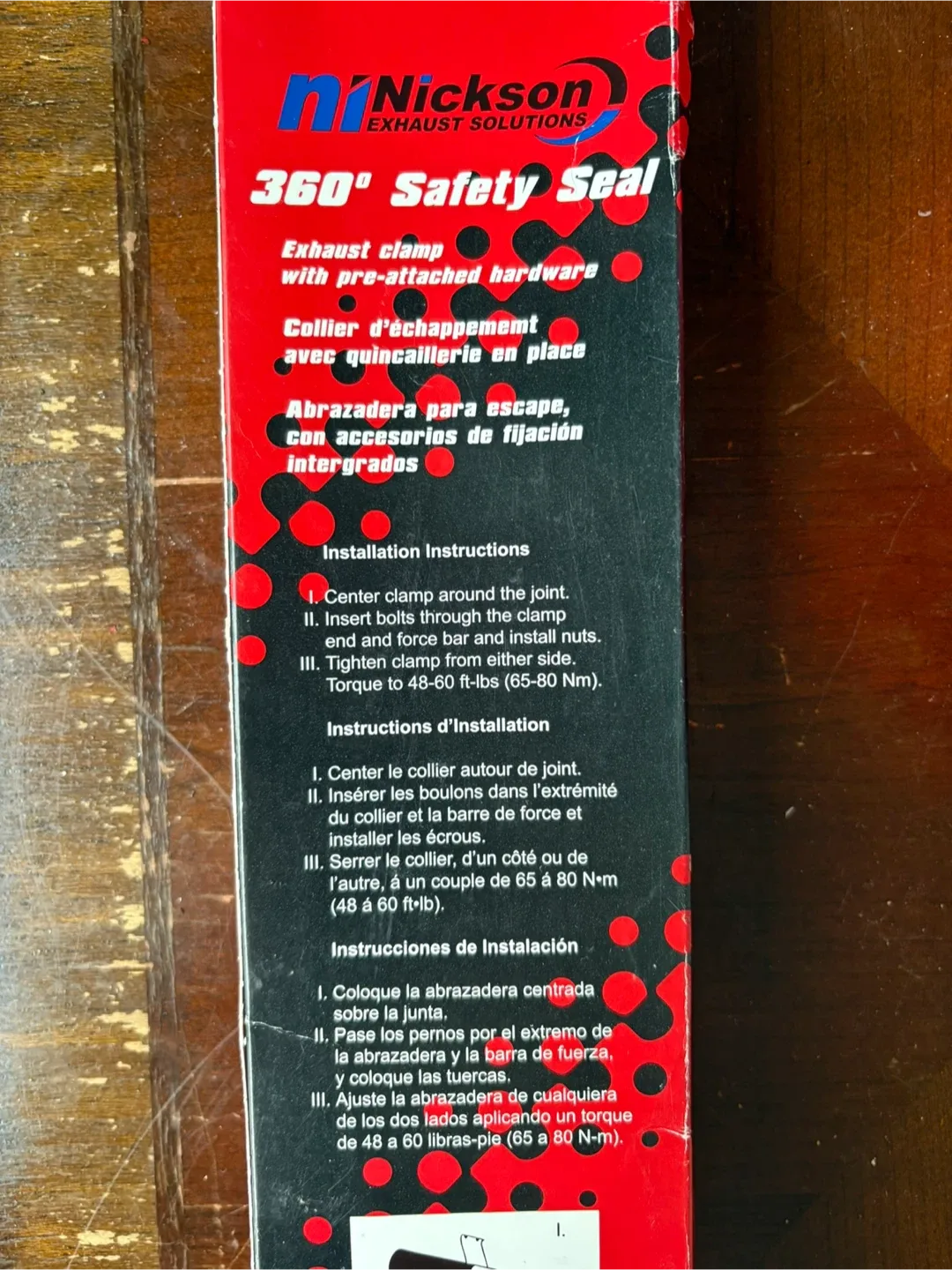 Nickson Exhaust 2-1/2" Stainless Steel 360° Safety Seal image indicator(2)