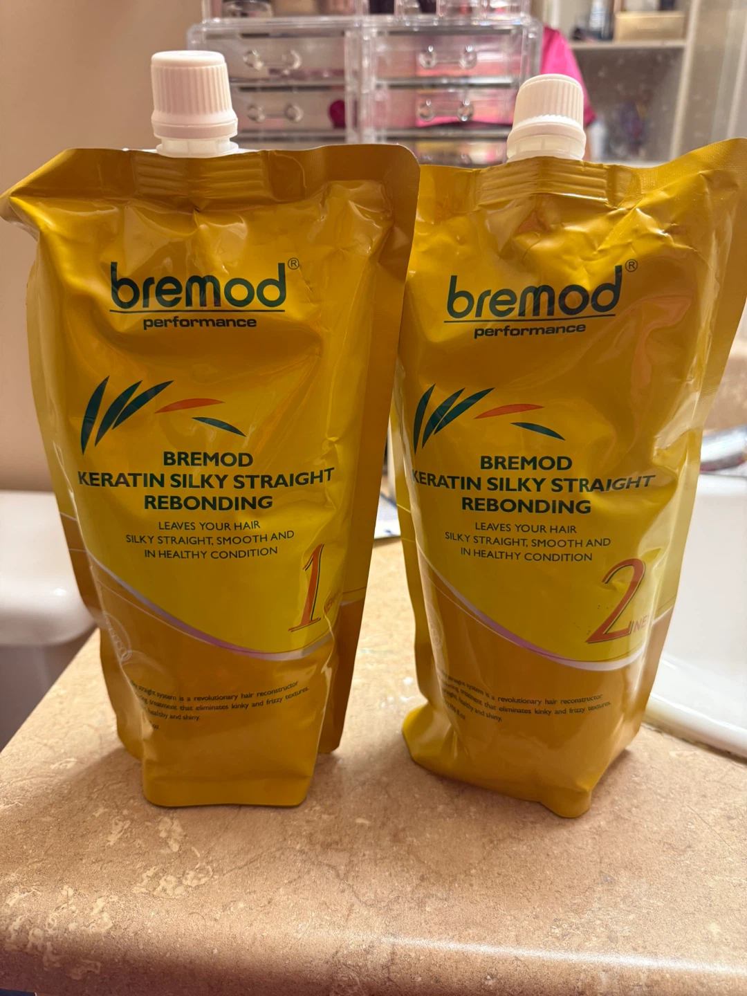 Bremod Keratin Silky Straight Rebonding Set
