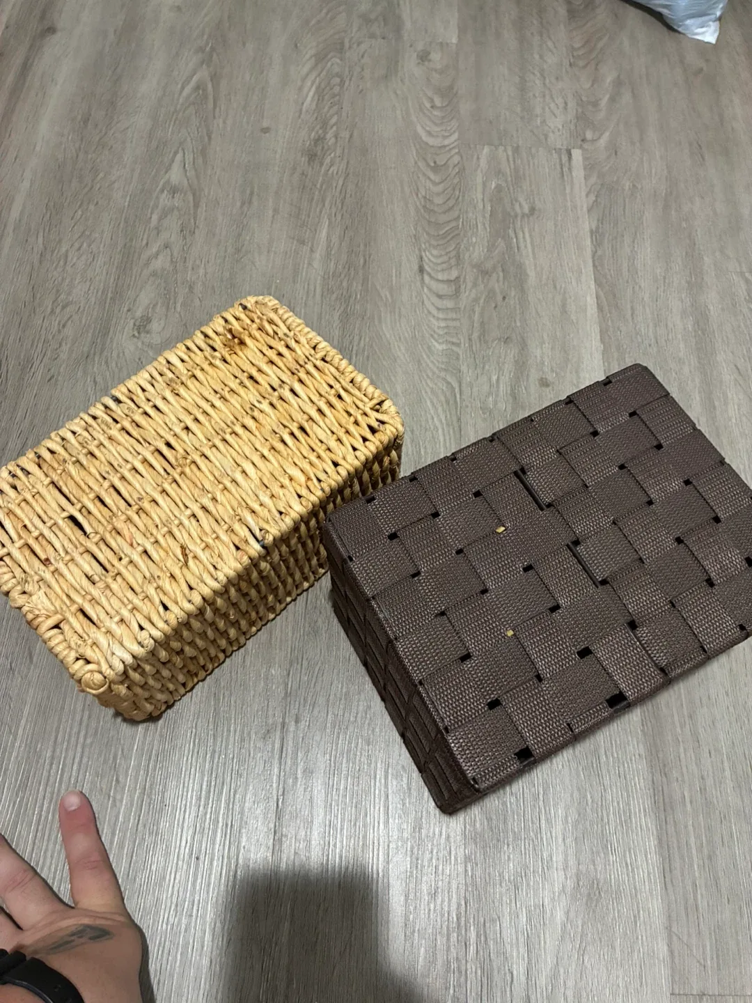 Woven Storage Baskets - Set of 2 image indicator(6)