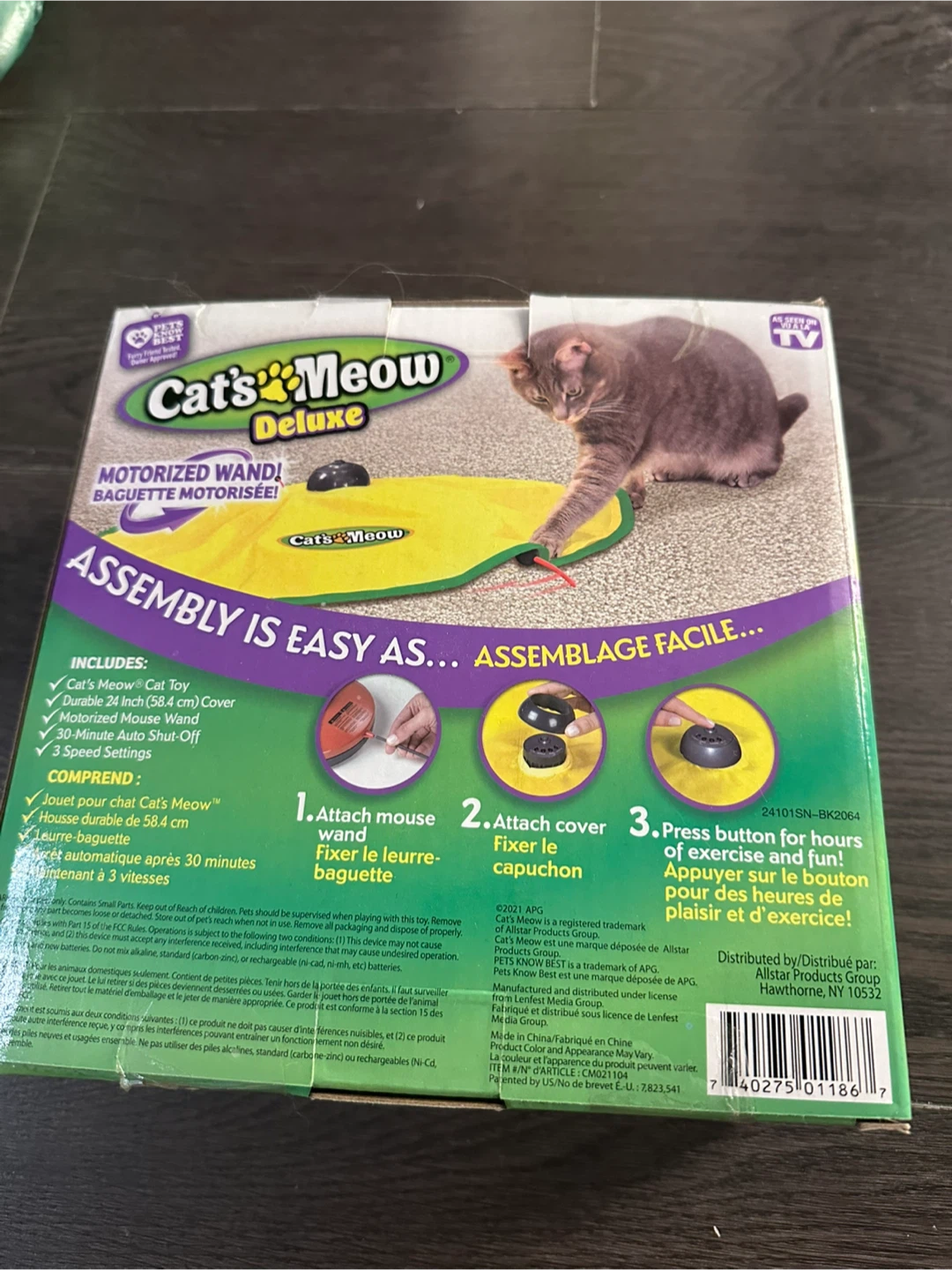 Cat's Meow Deluxe Cat Toy - Interactive Fun!