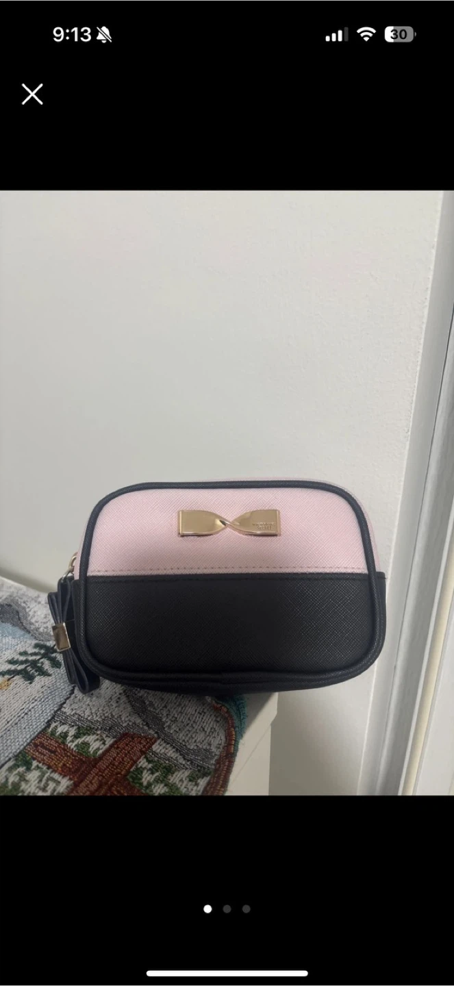 Ted Baker London Black/Pink Cosmetic Bag