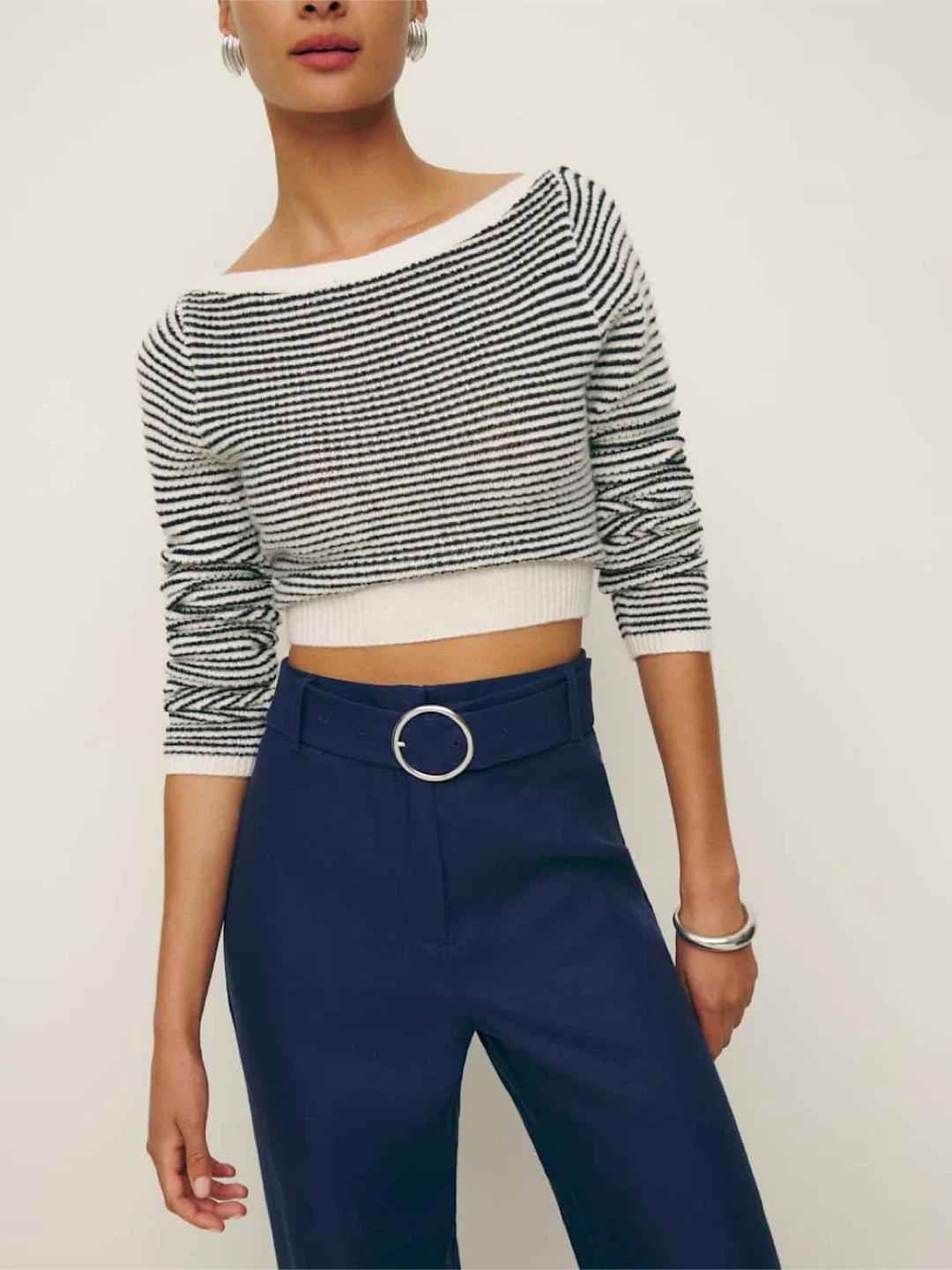 Reformation Ace Linen Pant - Danube Blue thumbnail