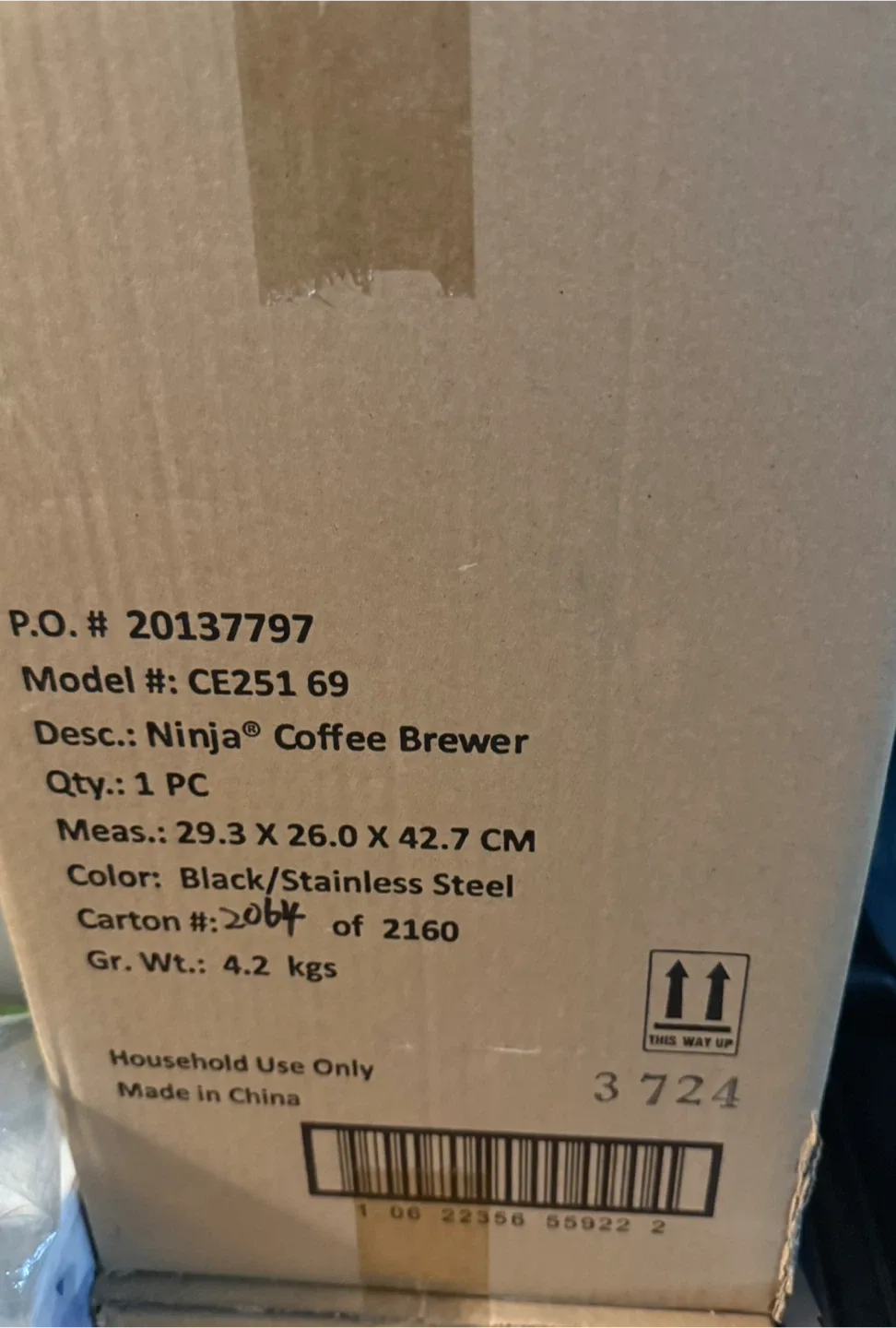 Ninja CE251 Coffee Brewer - Black/Stainless Steel image indicator(2)