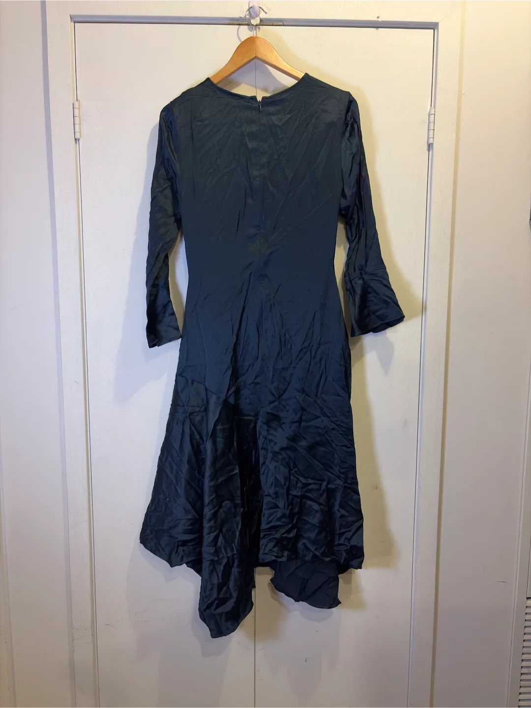 Club Monaco Flounce Long Sleeved Robe Dress image indicator(5)