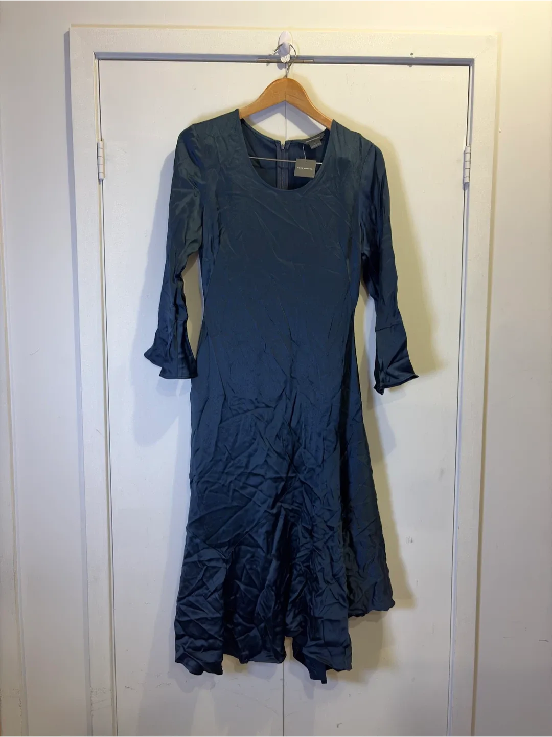 Club Monaco Flounce Long Sleeved Robe Dress image indicator(8)