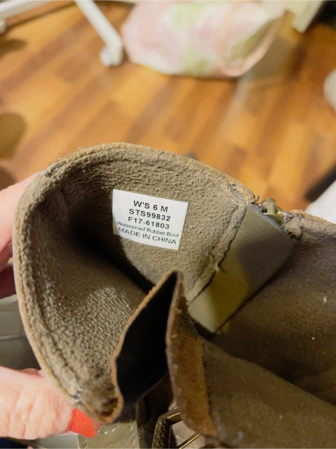 Sperry Waterproof Rubber Boot - Women's Size 6M image indicator(4)