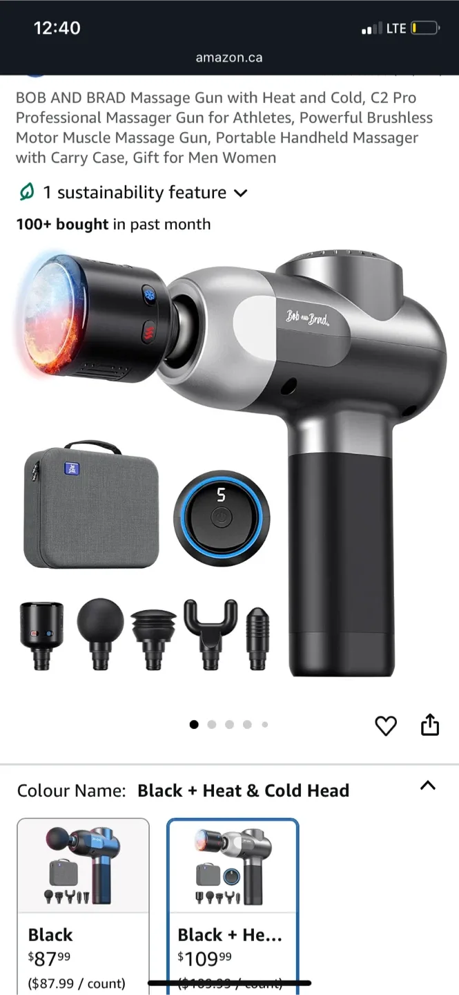 Hot & cold massage gun