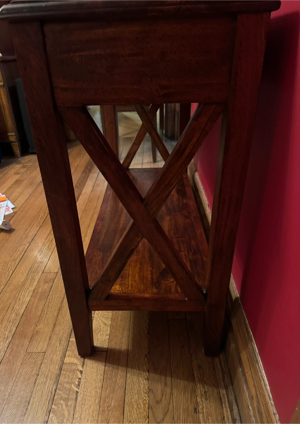 Wooden Side/Entry Table - photo 4