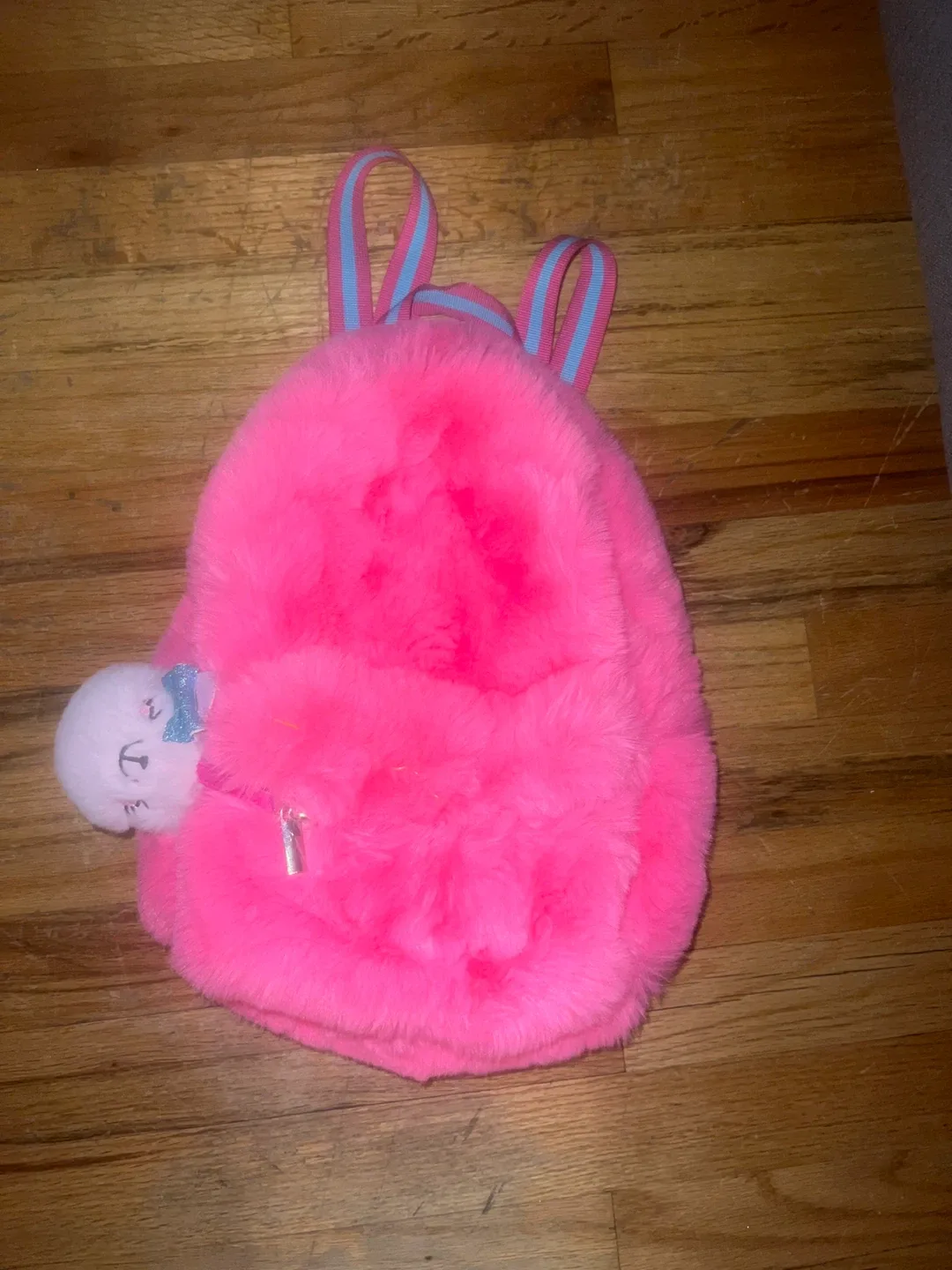 Pink Fuzzy Backpack image indicator(2)