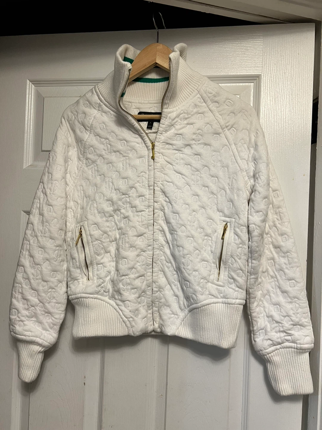 Juicy Couture White Jacket - Size Small