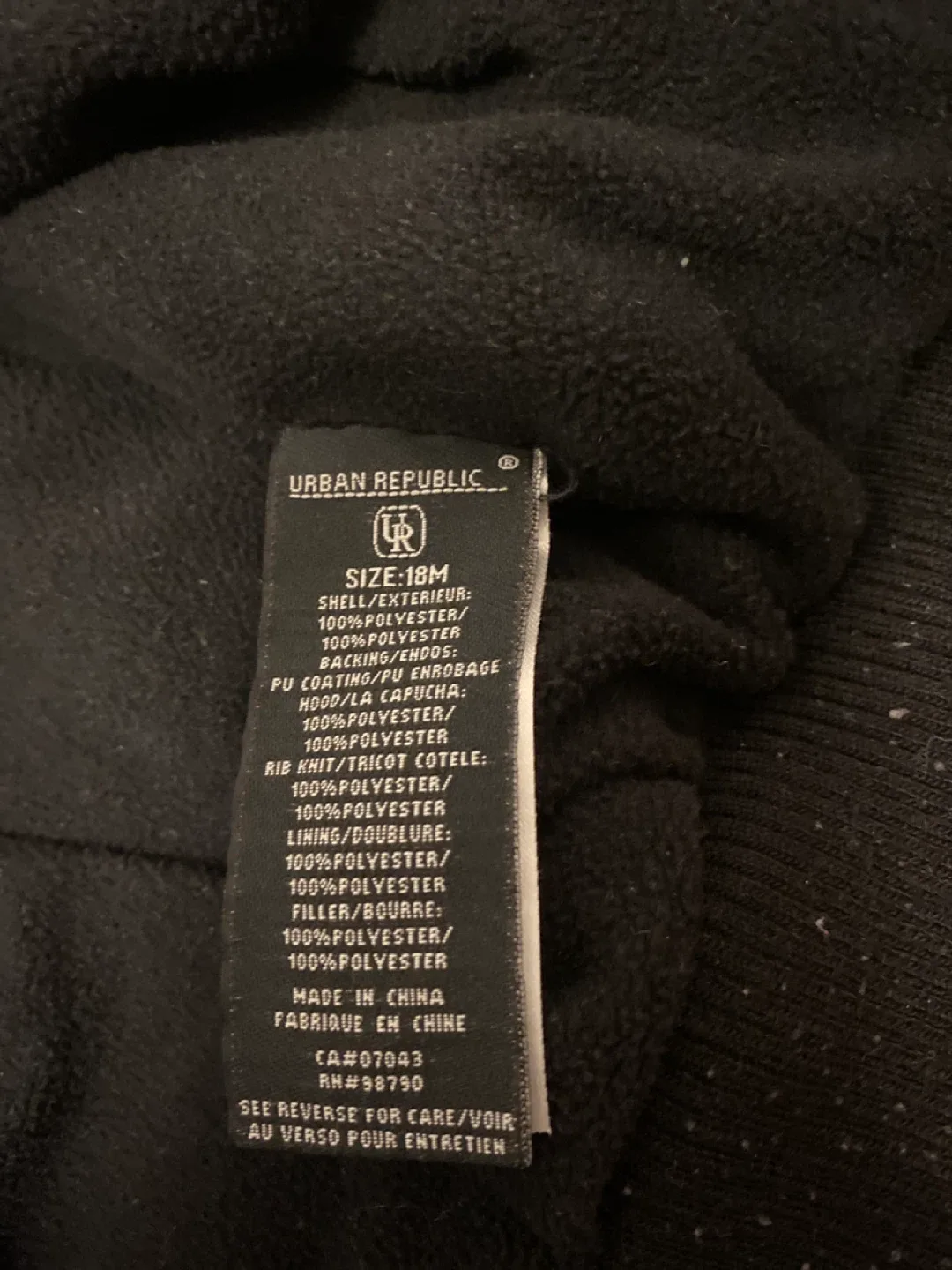 Urban Republic Kids' Puffer Jacket - Size 18M image indicator(3)