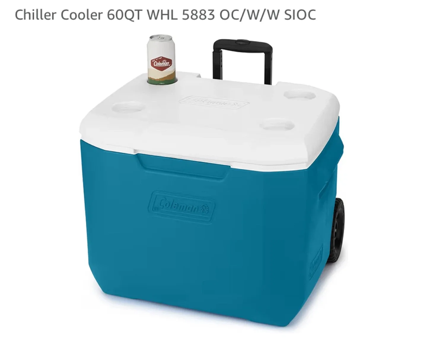 Coleman Chiller Cooler 60QT - Blue & White image indicator(4)