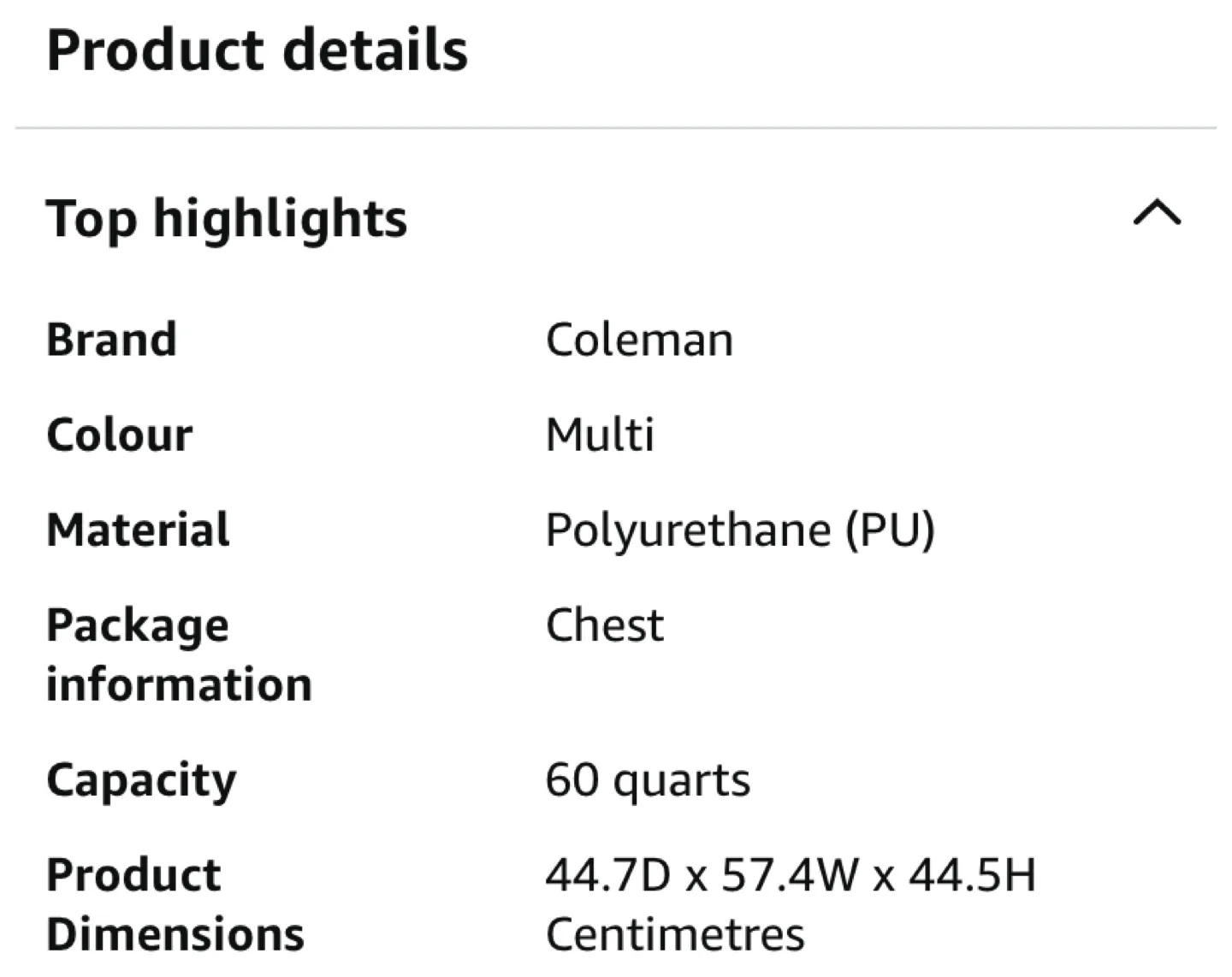 Coleman Chiller Cooler 60QT - Blue & White image indicator(3)