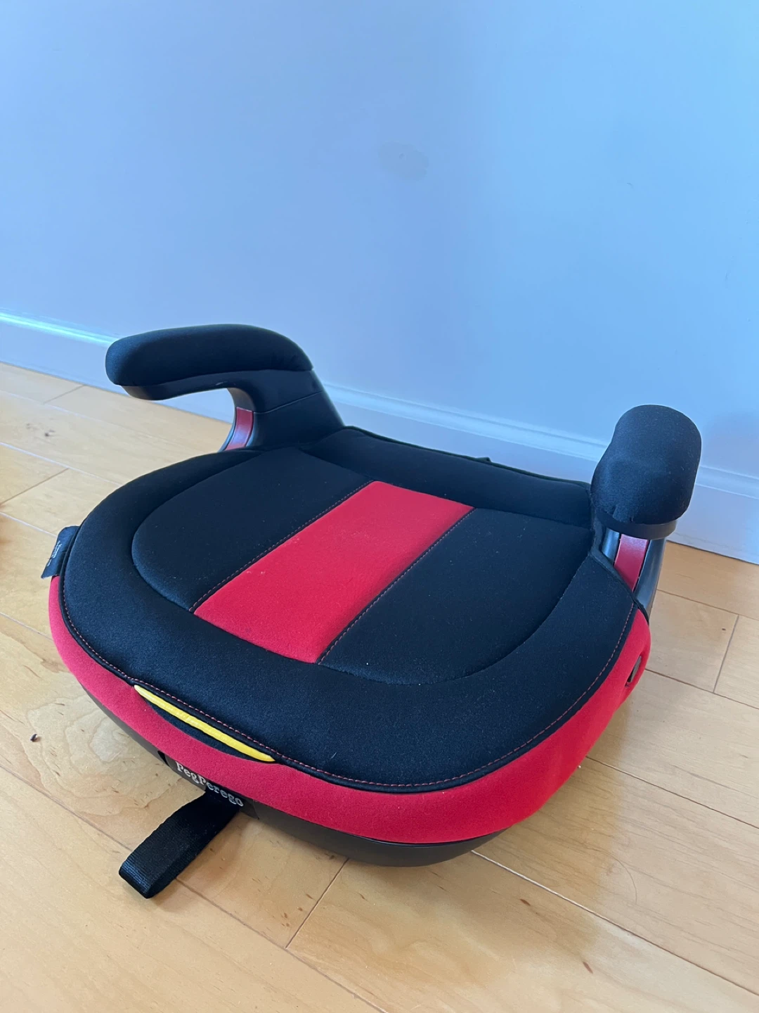 Peg Perego Booster Seat - Black & Red