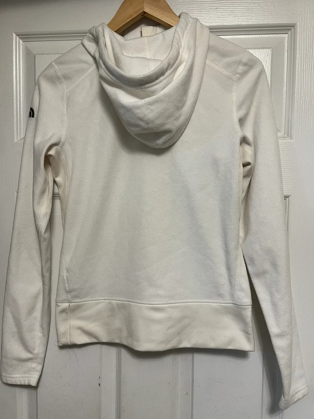 The North Face White Fleece Hoodie XS image indicator(4)