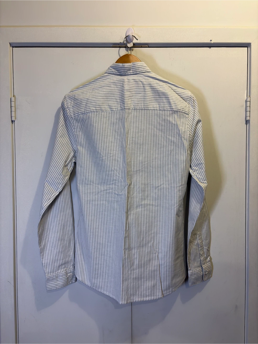 Topman Stretch Washed Oxford Stripe Shirt - photo 4