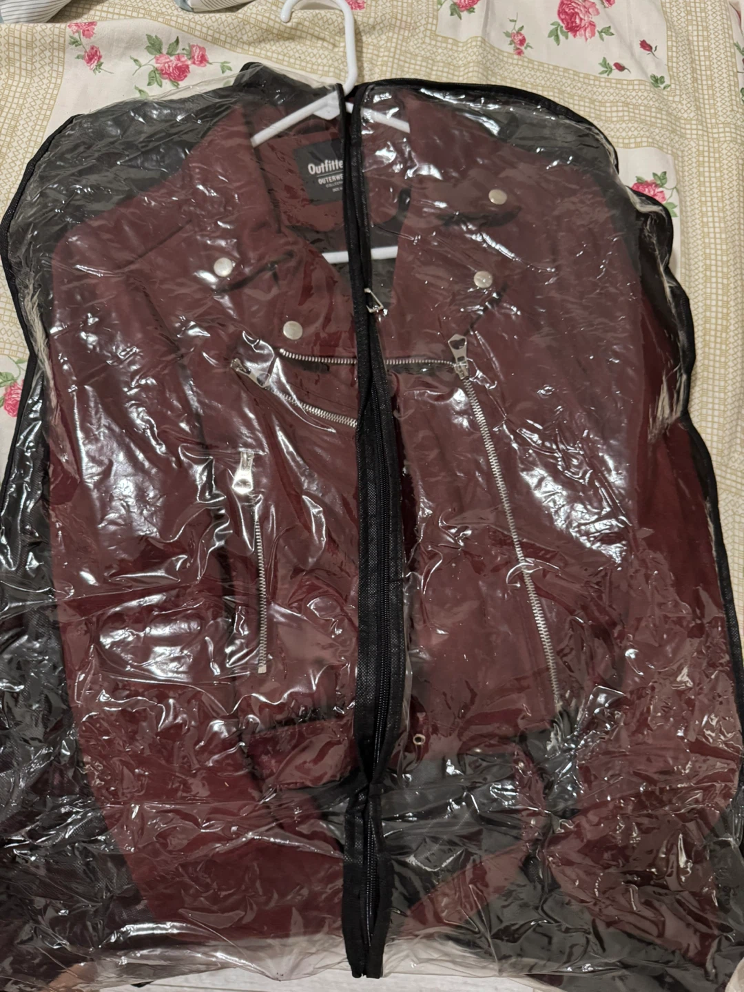Outfitters Outerwear Burgundy Suede Jacket - photo 2