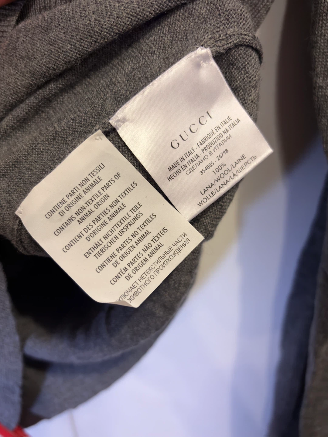 Gucci Classic Grey Cardigan Sweater - photo 4