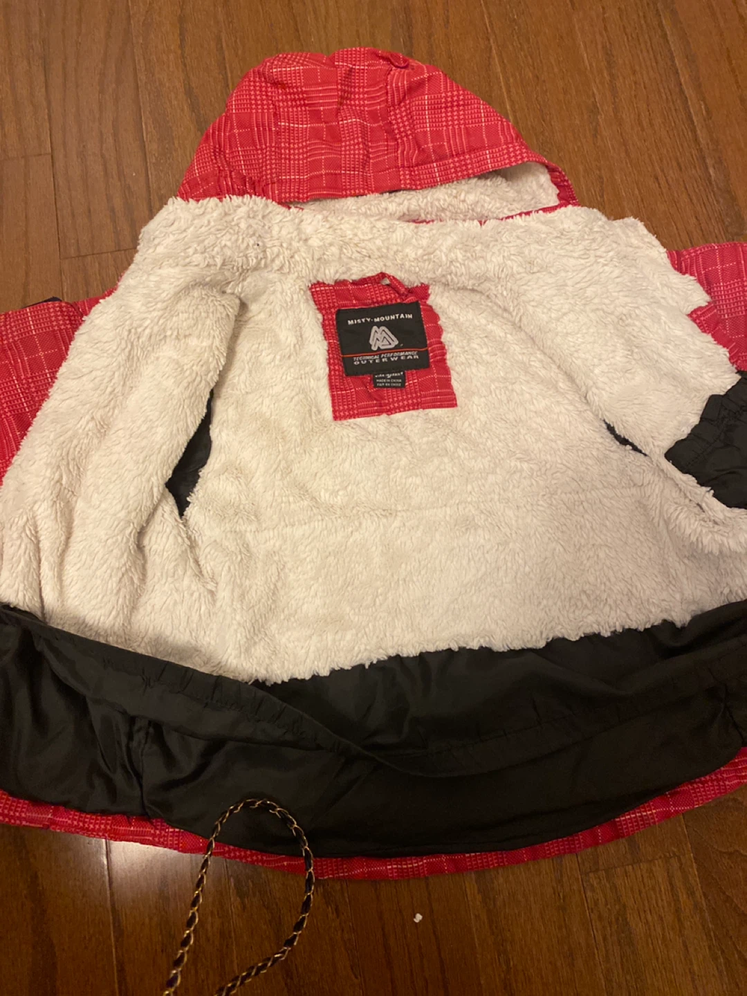 Misty Mountain Red Plaid Winter Jacket - photo 2