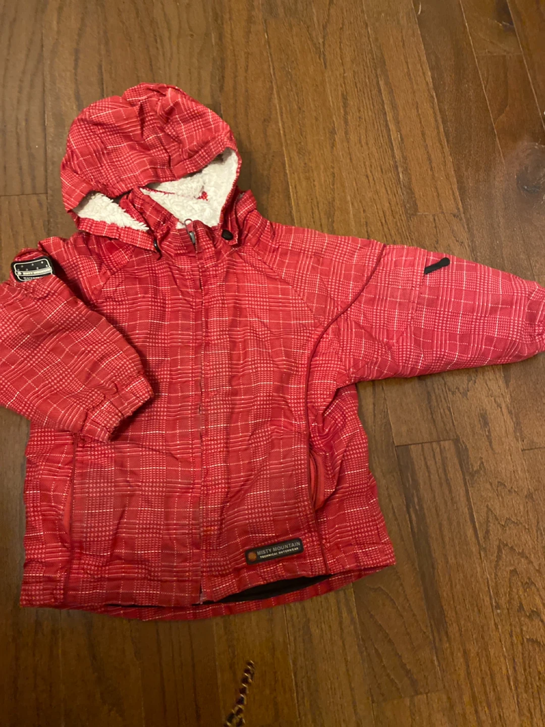 Misty Mountain Red Plaid Winter Jacket