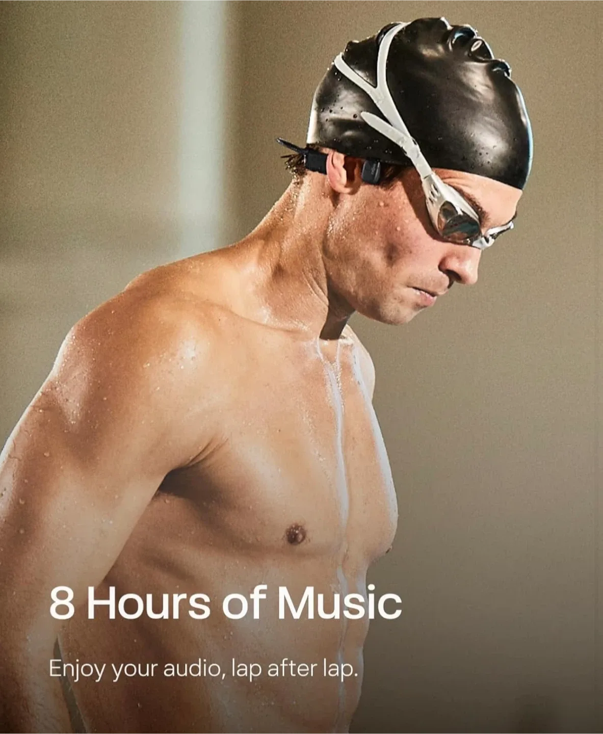 Shokz OpenSwim Bone Conduction Headphones - Black image indicator(7)