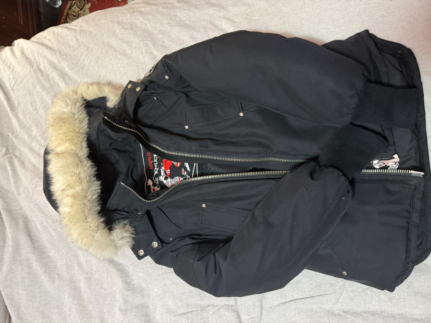 Moose Knuckles Black Winter Jacket - photo 3