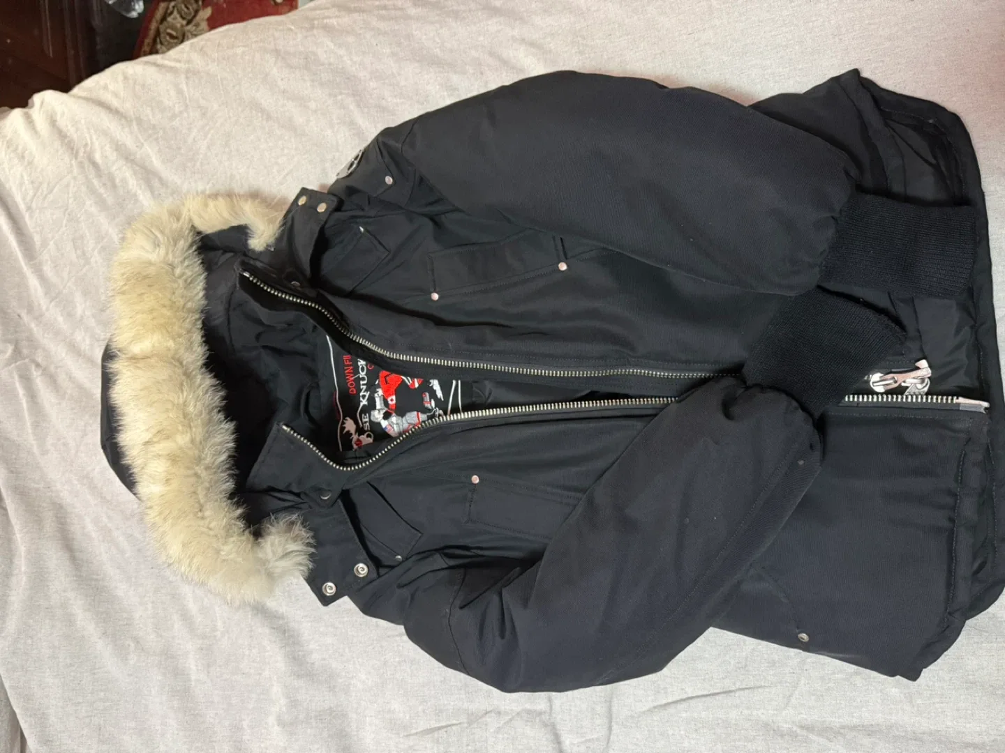Moose Knuckles Black Winter Jacket image indicator(3)