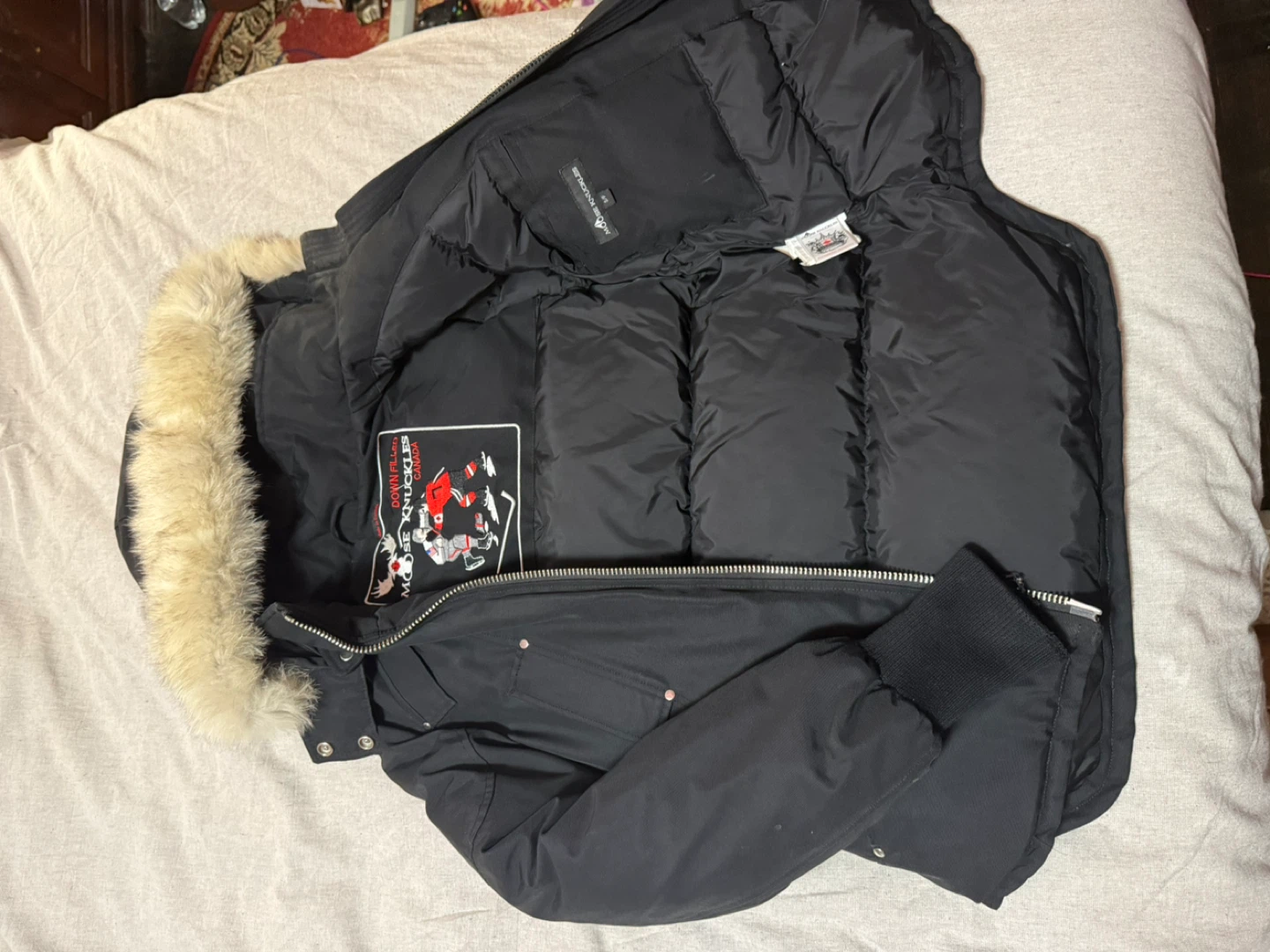 Moose Knuckles Black Winter Jacket - photo 4