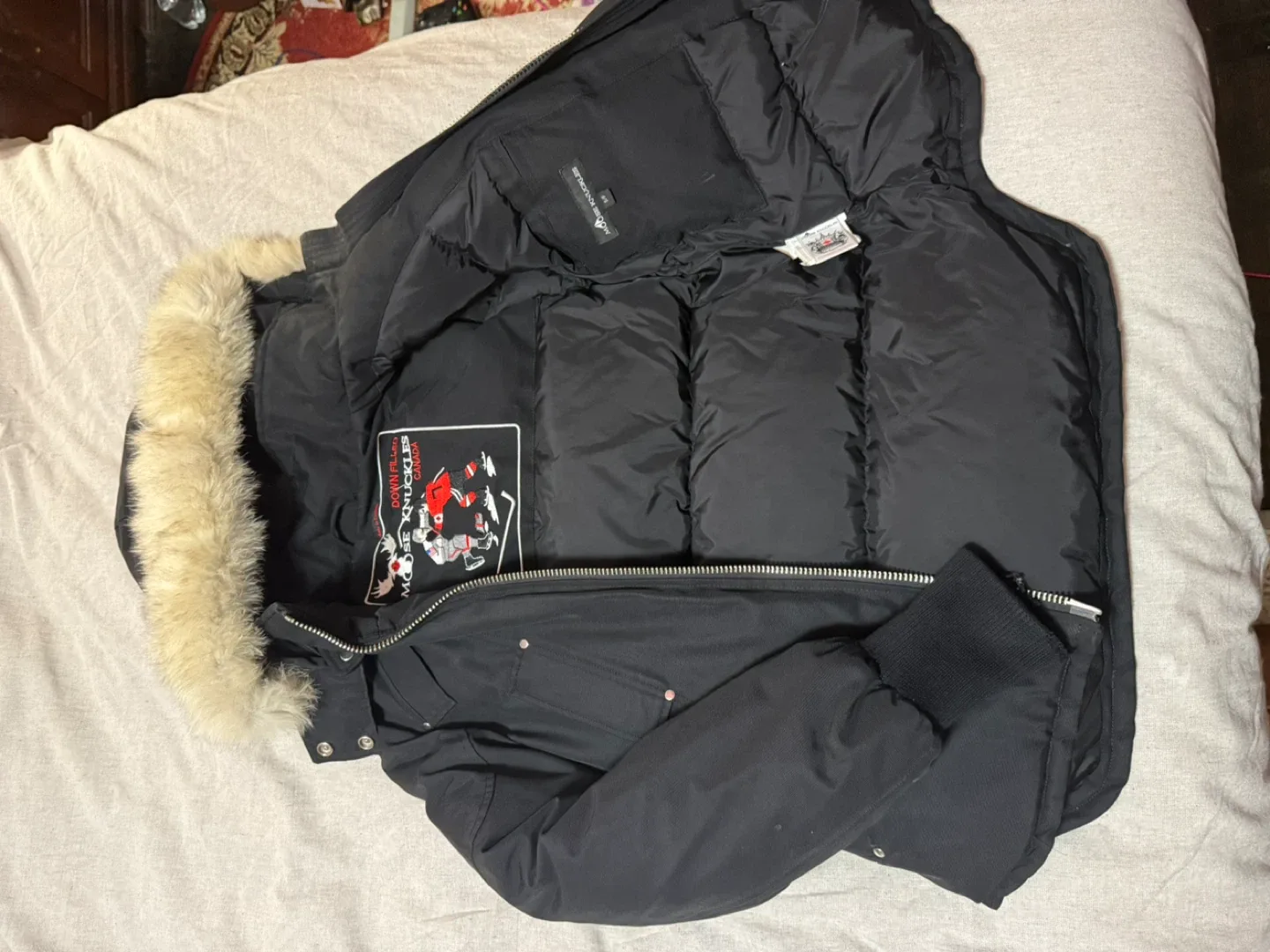 Moose Knuckles Black Winter Jacket image indicator(4)