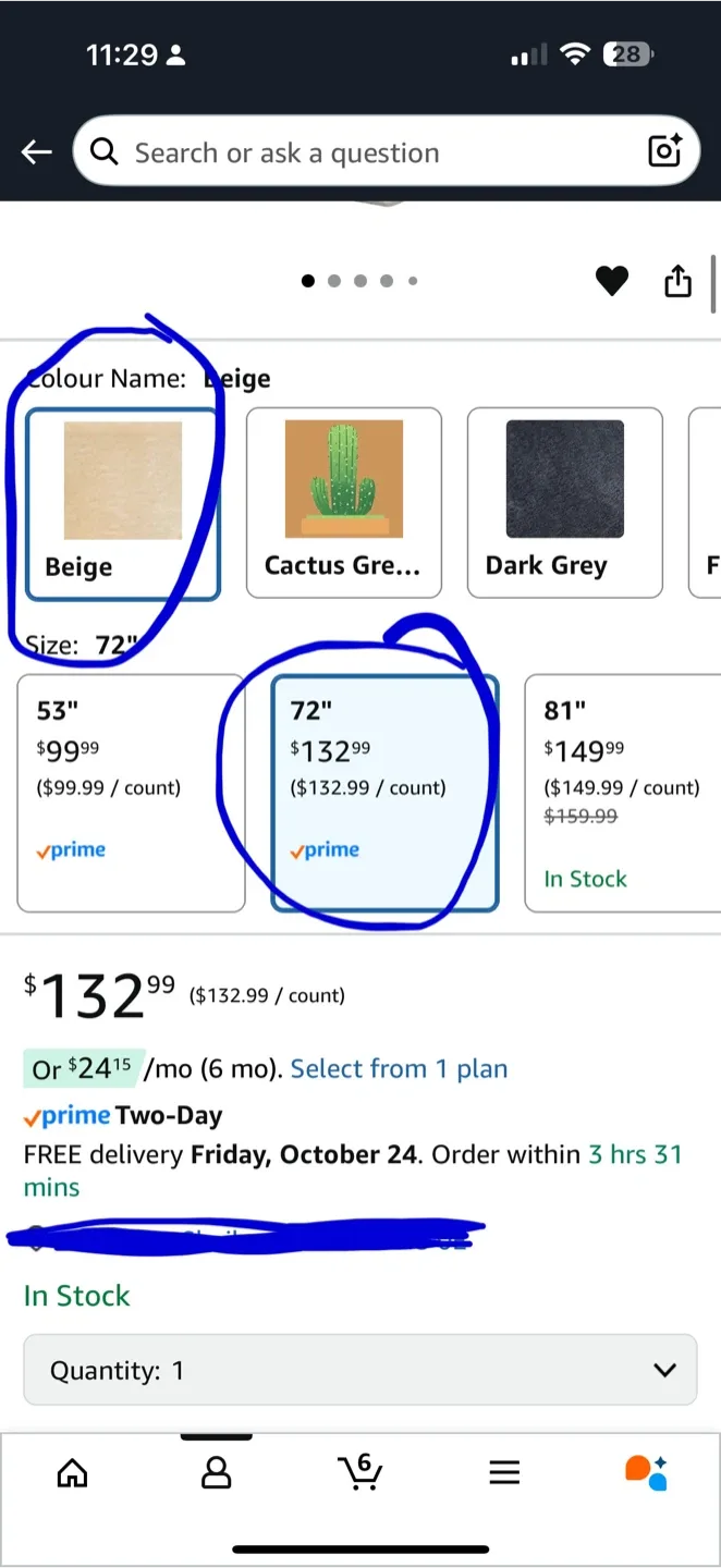 PAWZ Road 72-inch Cat Tree - Beige image indicator(4)