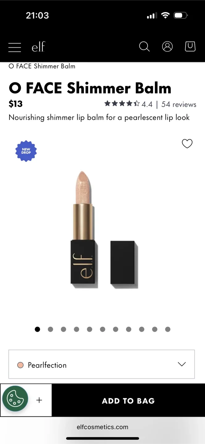 New e.l.f. O FACE Shimmer Balm - Pearlfection image indicator(6)