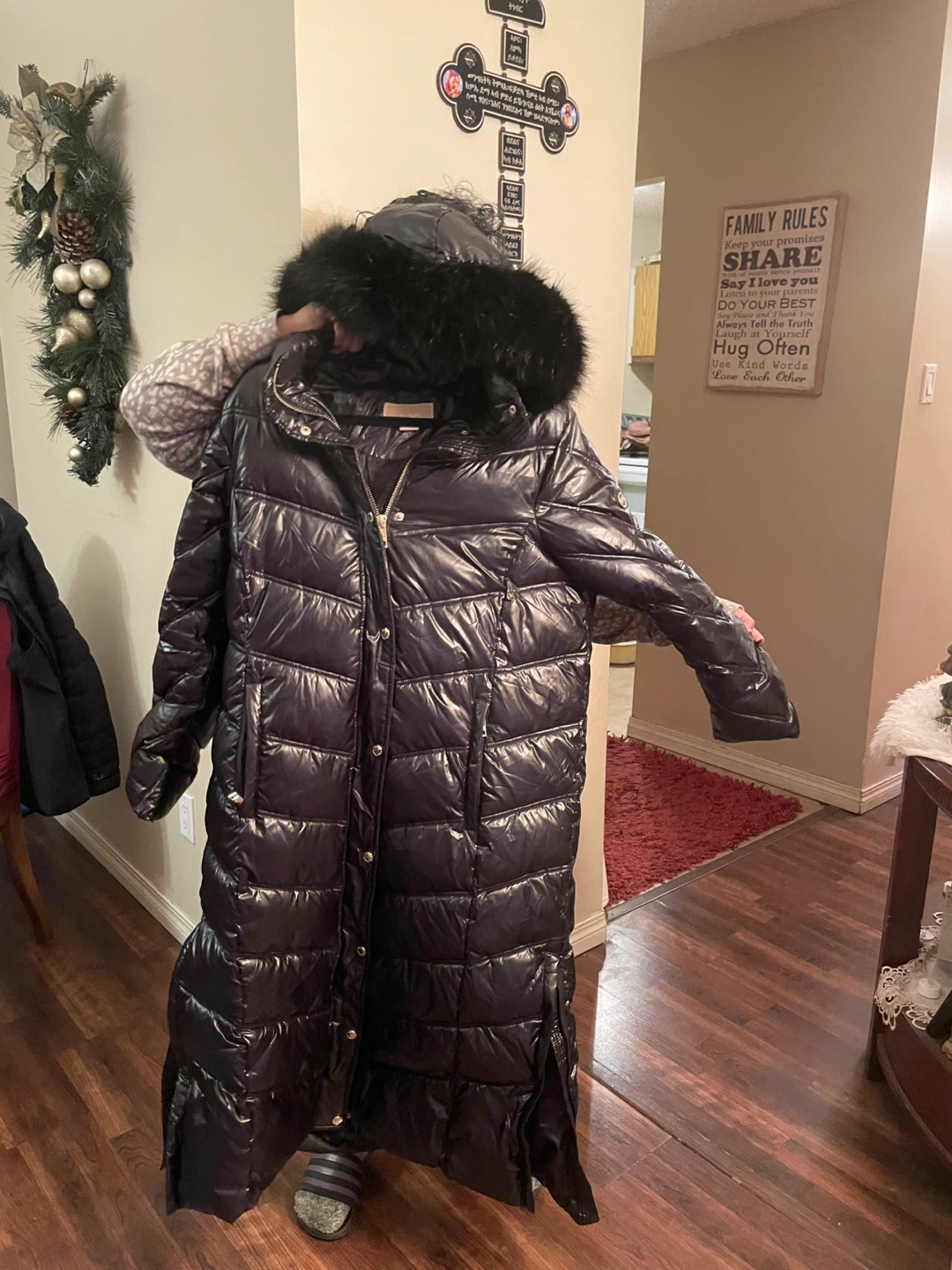 Michael Kors Black Puffer Coat