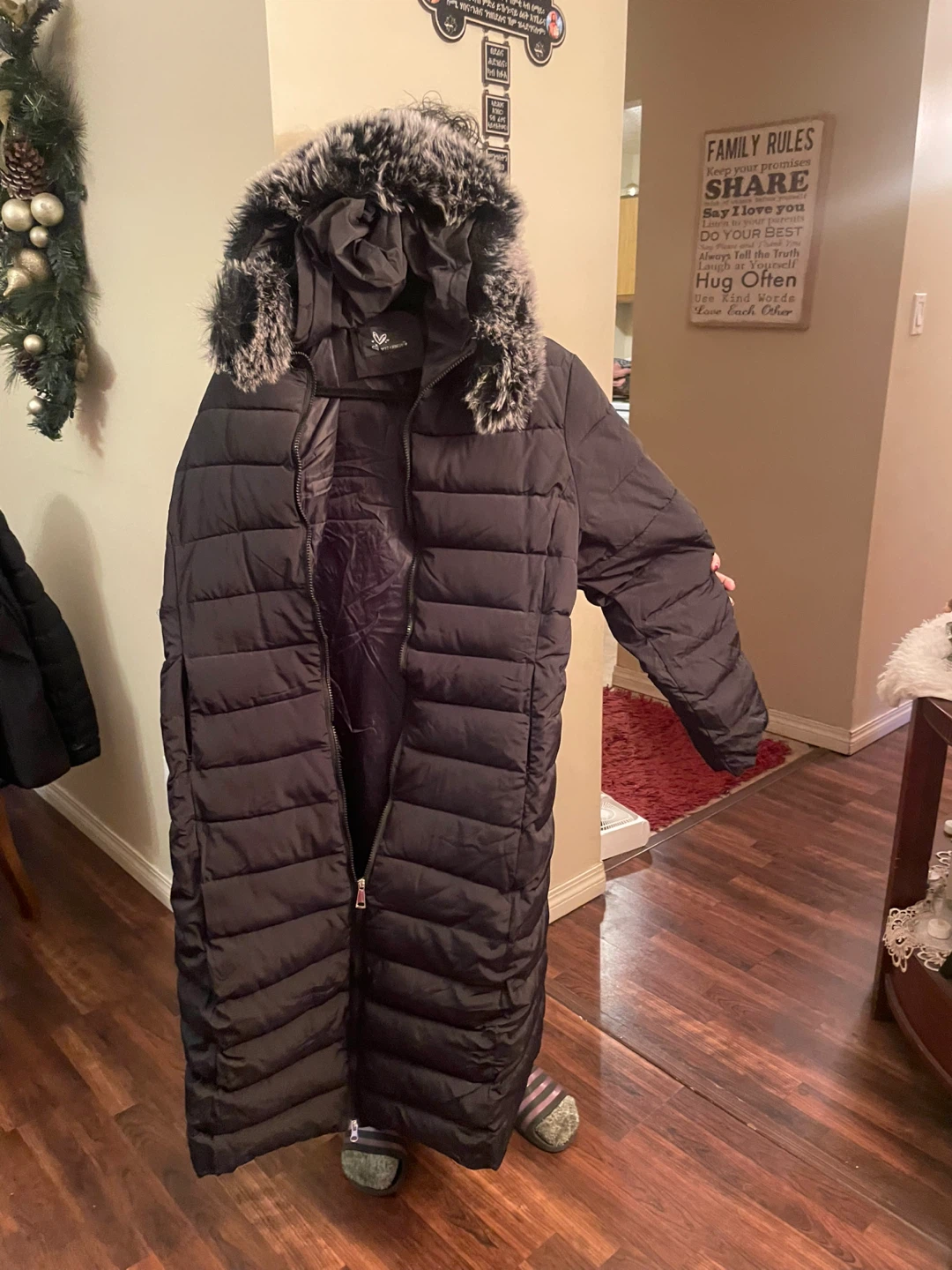 Black Puffer Coat