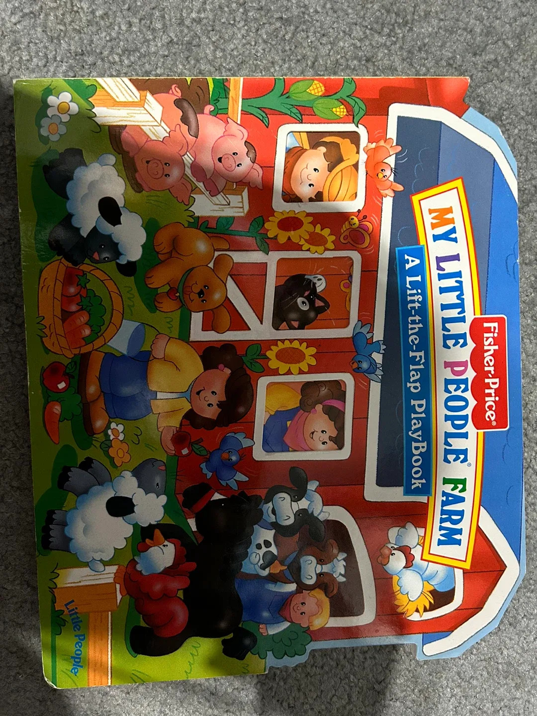 Fisher price little people farm lift the flap book
