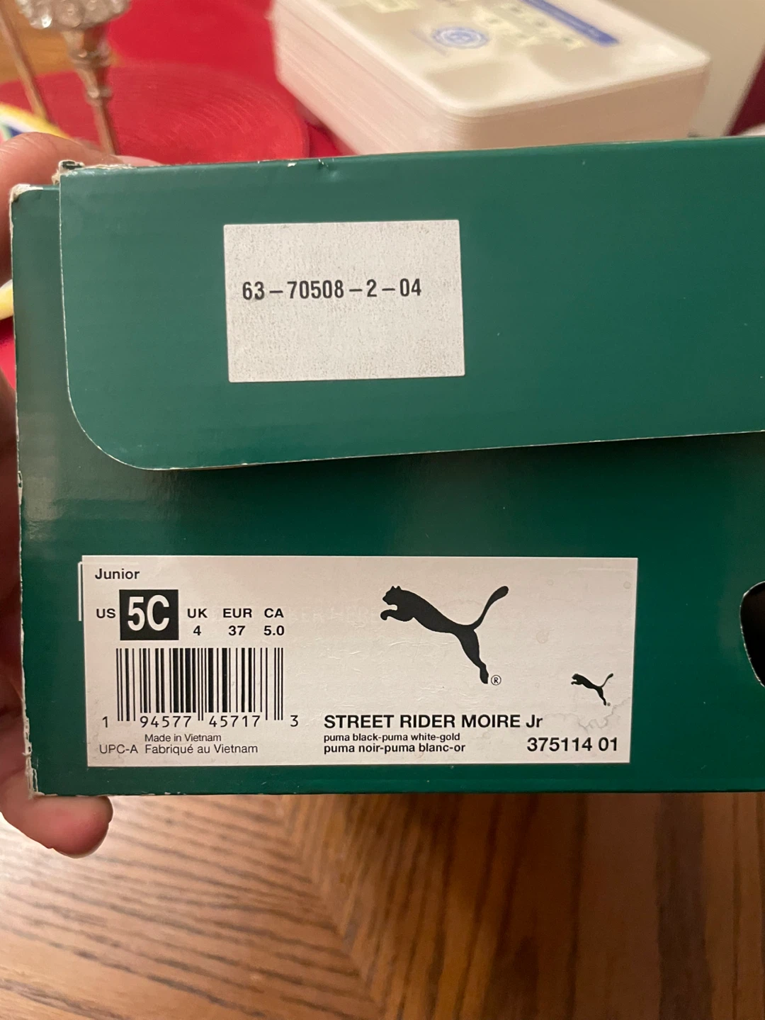 Puma Street Rider Moire Jr - Size 5C - photo 4