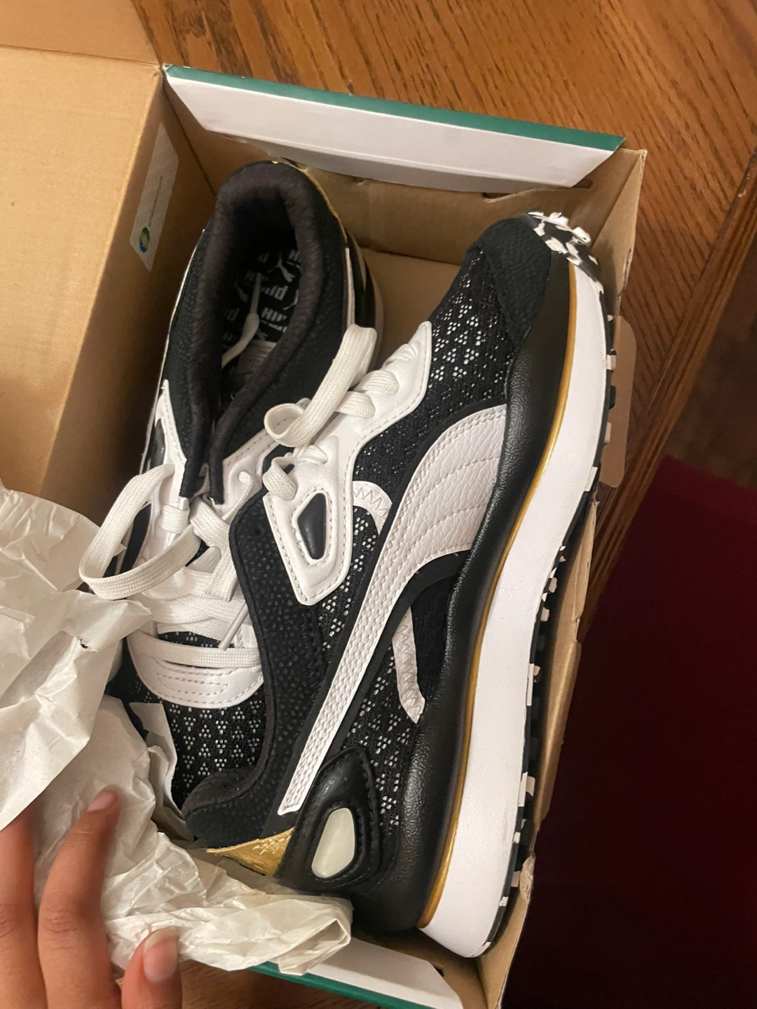 Puma Street Rider Moire Jr - Size 5C