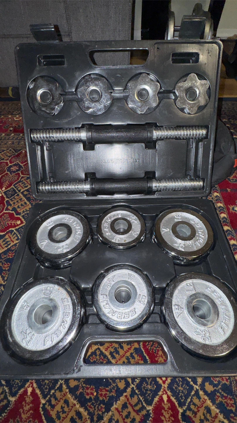 Precision Fitness Chrome Dumbbell Set - photo 2