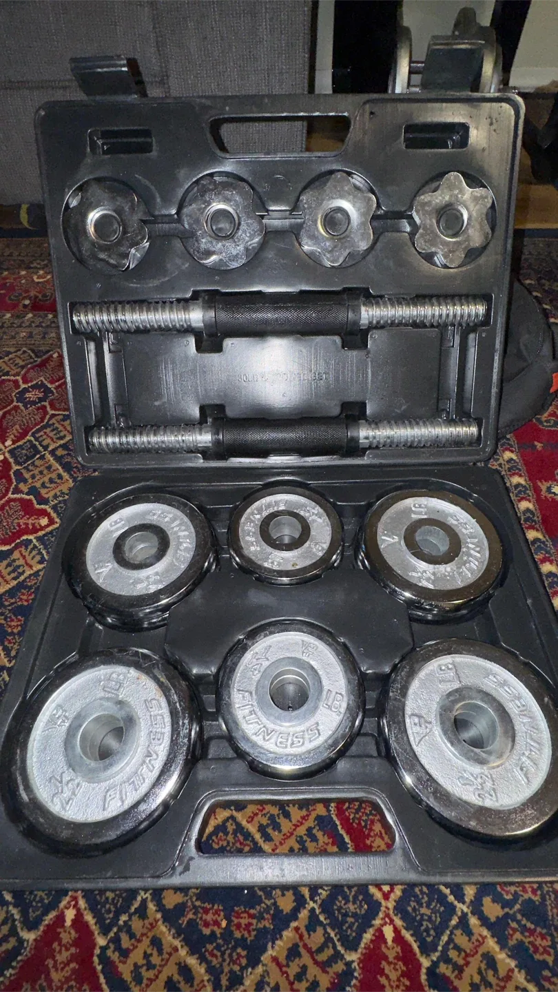 Precision Fitness Chrome Dumbbell Set image indicator(2)