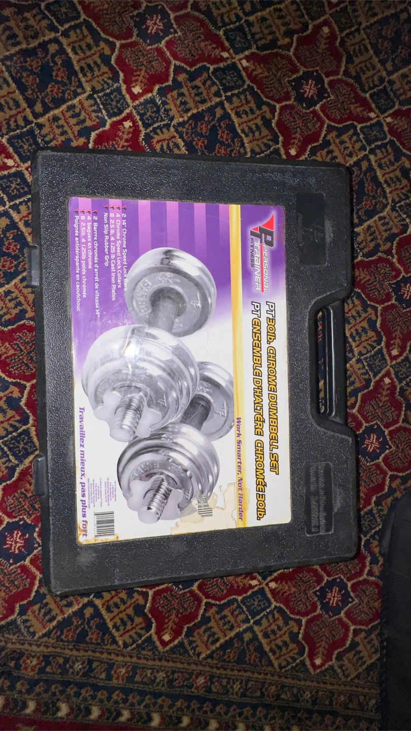 Precision Fitness Chrome Dumbbell Set