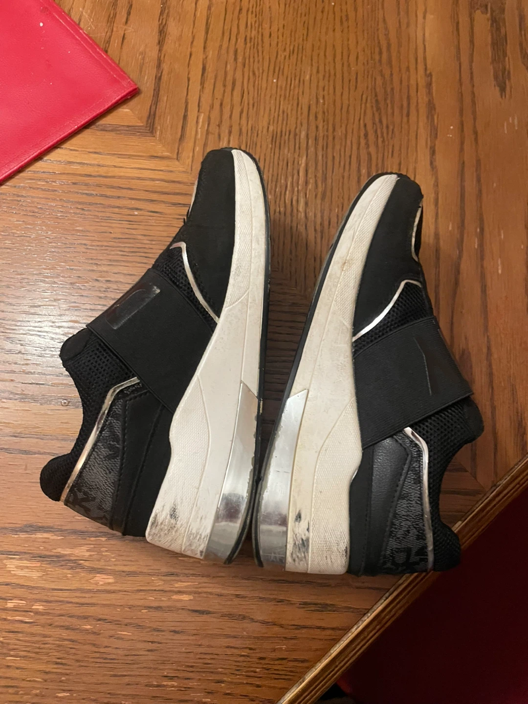DKNY Black Wedge Sneakers - photo 3