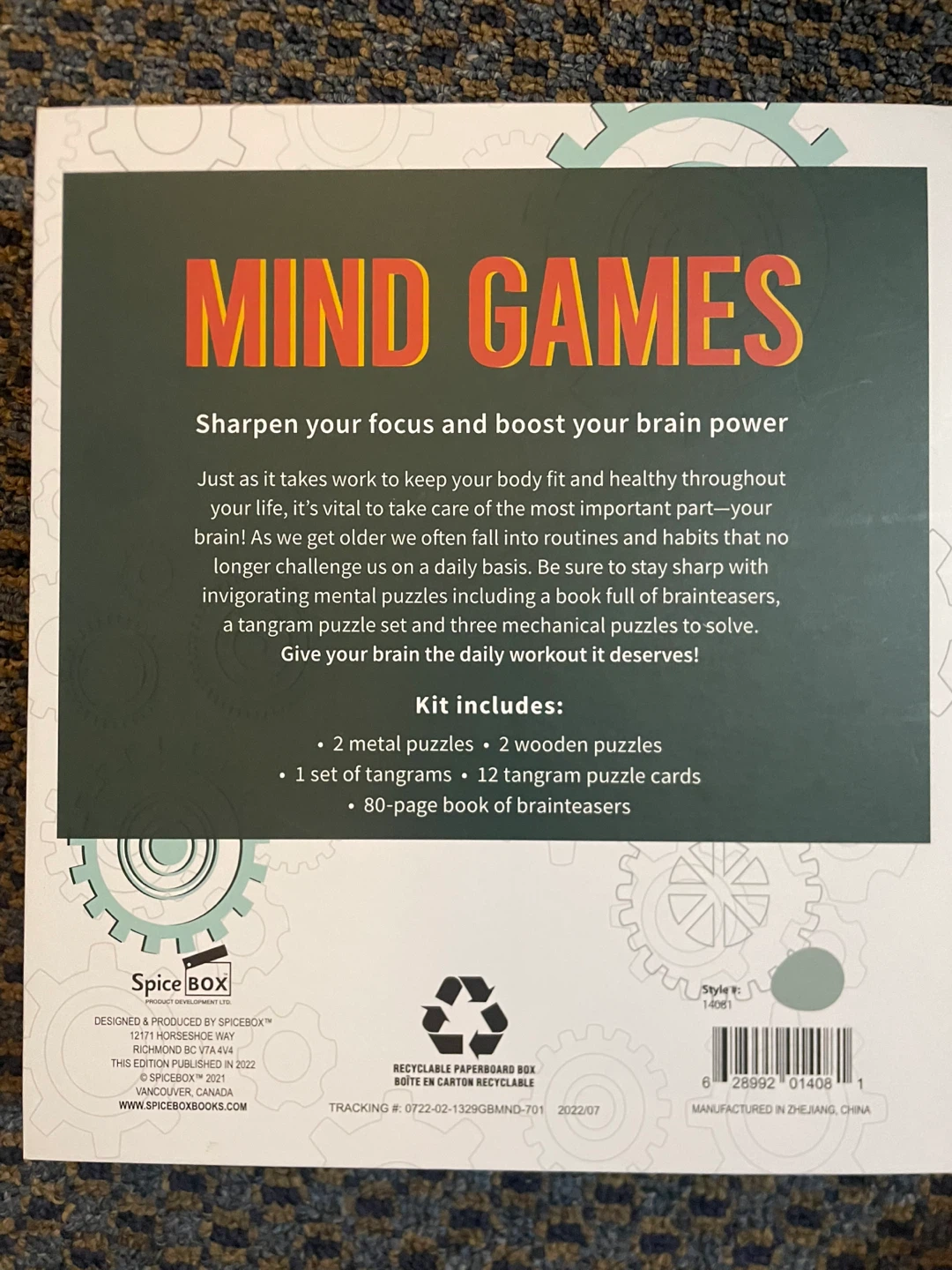 Spice Box Mind Games Puzzles & Brainteasers - photo 2